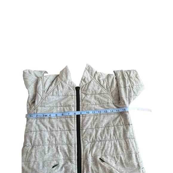 Lululemon Black Gray Reversible Lightweight The Bomb Bomber Jacket Size 4 - Picture 13 of 15